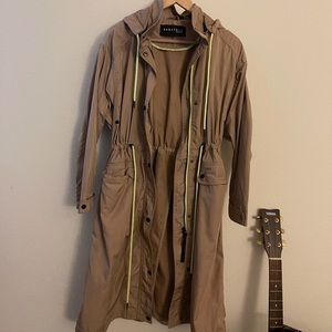 Long stylish rain jacket from Nordstrom, NWOT